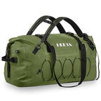 Waterproof Duffel Bag Motorcycle Dry Bag Backpack (Pitch Green / 80L)
