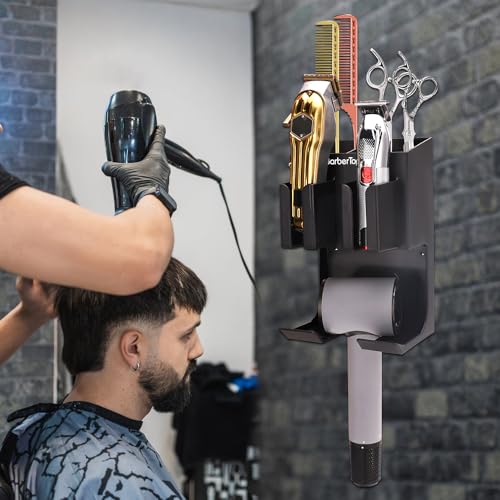 Hair Tool Organizer Wall Mounted (5.9 x 9.2 x 5.6 Wall-mounted)