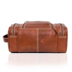 Leather Toiletry Bag for Men (Tan Brown / Men's Toiletry Bag)