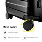 Medium Checked Luggage 26 Inch (02-Black (Basic) / Checked 26-Inch)