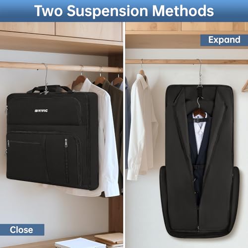 Garment Bags for Travel (Black)