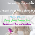 Detangling Hairbrush Detangler 2 Pack for Adults & Kids (2 Pack(Standard) / Change color EP)