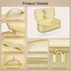 Travel Hair Dryer Case for Shark Glam (Gold)