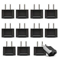 Australia China Plug Adapter Socket (12 Pack - Australian/China / Black)