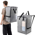 2 Pack Gray Moving Bags W (Gray / 2 Pack Large)