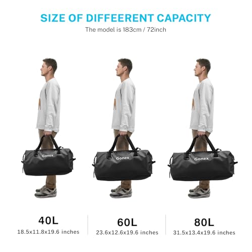 Waterproof Duffel Bag (Black / 60L)