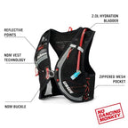 Rush 8L Bike Hydration Vest (Black/Grey / Medium)