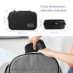 Electronic Organizer Travel Compatible with MacBook Power Adapter (Black)