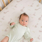 Charlie Farmhouse Goose Crib Fitted Sheet (Farmhouse Goose)