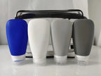Travel Bottles for Toiletries, TSA Approved 3oz Leak Proof Silicone Refillable - Image 3