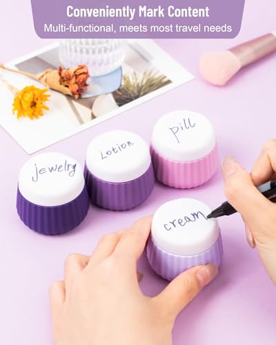 Travel Containers for Toiletries 4 Pack (1 oz / Purple)