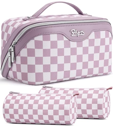 Travel Makeup Bag Organizer Cosmetic Bag (07-B-Purple)