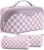 Travel Makeup Bag Organizer Cosmetic Bag (07-B-Purple)