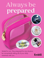 Makeup Bag for Women (Fuchsia / Mini)