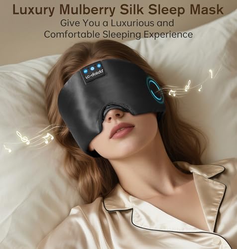 Luxurious Silk Soft Sleep Mask (Black 3c)