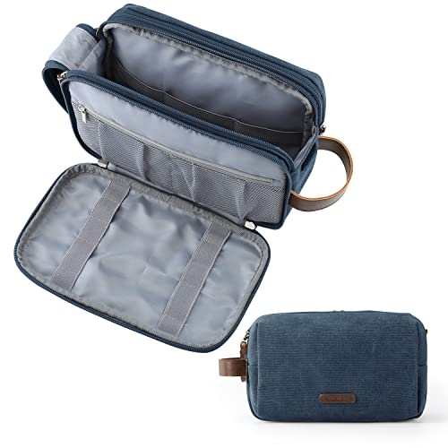 Toiletry Bag for Men (Navy Blue / Large)