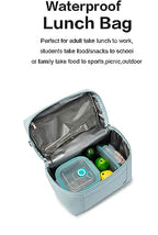 NOL 8L Insulated Lunch Bag for Women (Light Blue / Medium (8 Liters))