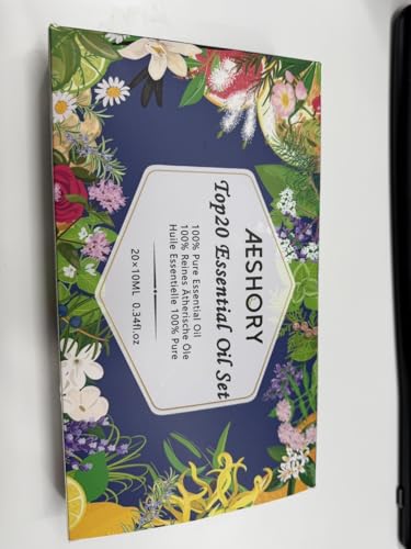 Natural Essential Oils Gift Set (0.34 Fl Oz (Pack of 20))