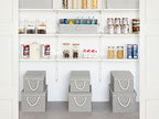 Storage Bins with Lids (Gray / Jumbo)