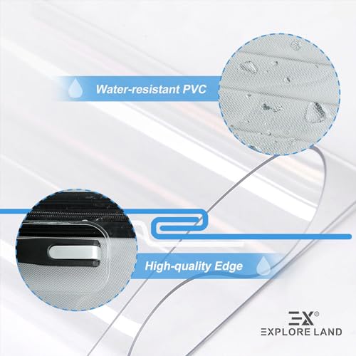 Clear PVC Suitcase Cover Protector (M / Clear PVC)