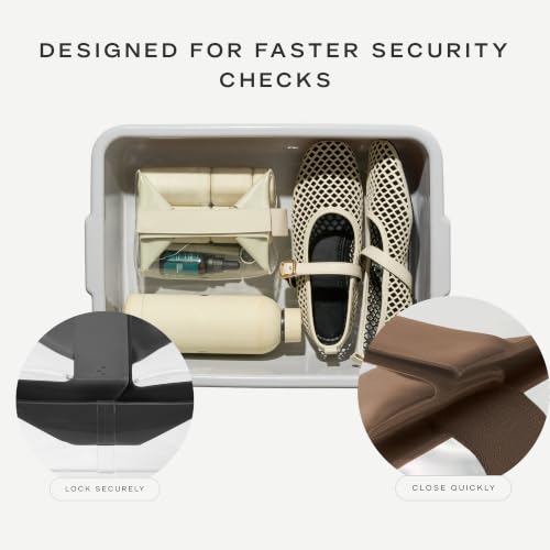 Parcel Clear Travel Kit with Zipperless Magnetic Closure (Ink / Small)
