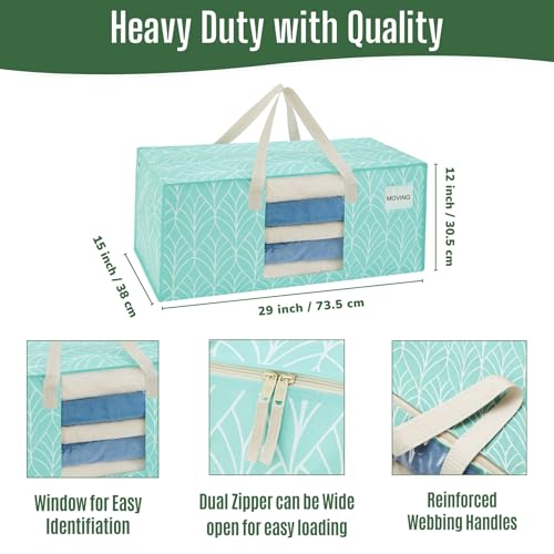 Heavy Duty Moving Bags (Evergreen / 6 Pack)