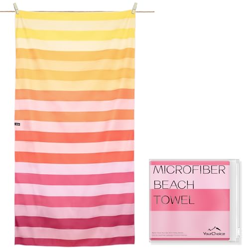 Microfiber Beach Towel (T-sunset Coast / Extra Large(67x35"))