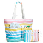 Beach Bags for Women (Rainbow Ripple / 28L)