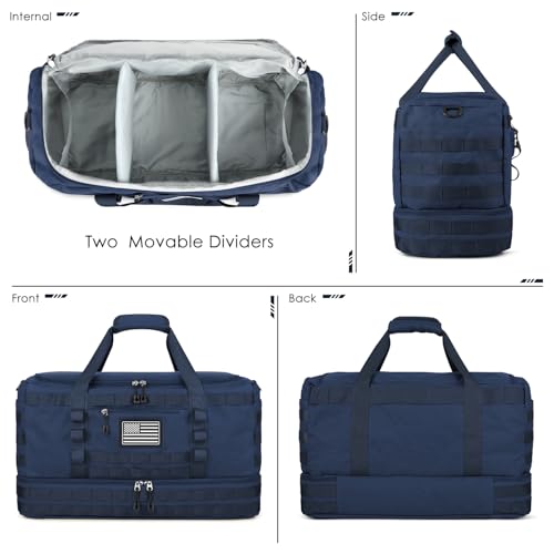 Gym Bag for Men Women (Blue / Medium)