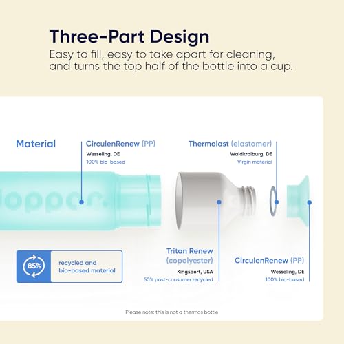 Dopper Reusable Water Bottle (Pacific Blue)