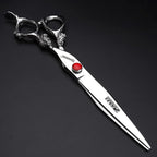 Purple Professional Hairdressing Scissors Hairdresser Hairstylist Cutting Hair & Thinning Hairdressing Scissor (8 inch flat)