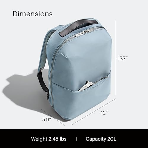 The Everywhere Zip Backpack (Sky Blue)