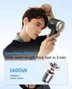 Hair Dryer with Diffuser (Black)