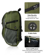 Lightweight Packable Hiking Backpack (Army Green)