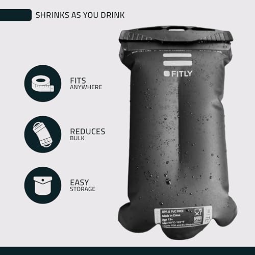 Soft Flask 57.48 oz (Black / 60 Ounces)
