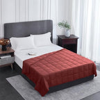 Weighted Blanket (10-burgundy / 48" x 72" | 15lbs)