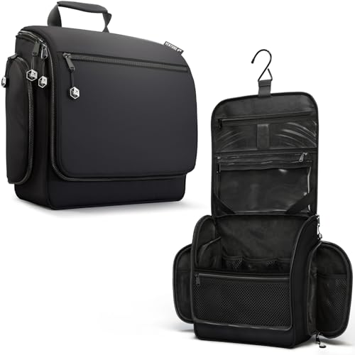Hanging Travel Toiletry Bag (Black)