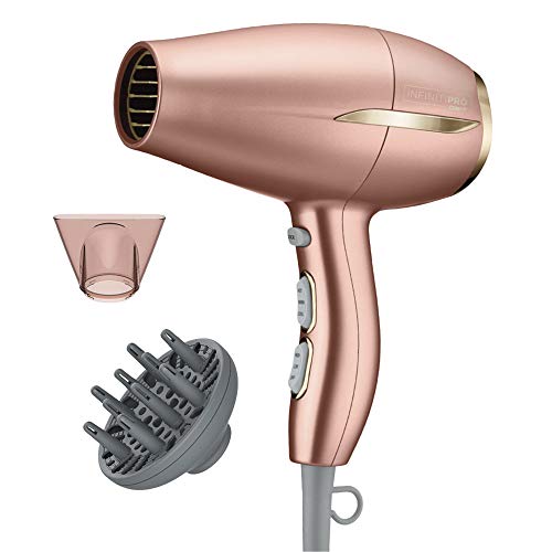 Hair Dryer INFINITIPRO (Dusty Rose / 1 Count (Pack of 1))