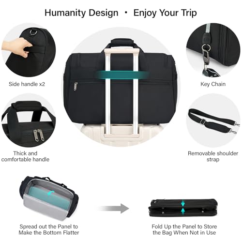 Carry On luggage Bags for Travel (Black / Ultra Carry-On)