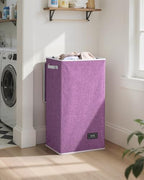 100L Laundry Hamper with Lid (Purple / 100L)