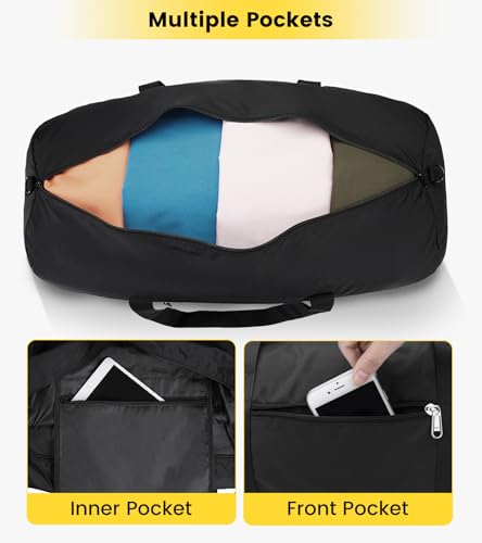 28 Inches Foldable Gym Bag (28 Inches Black / 28 INCHES)