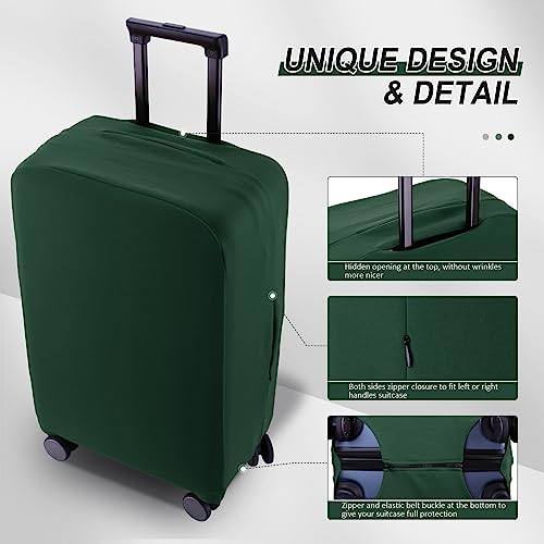 Travel Luggage Cover (Avocado Green / 22-23inch)