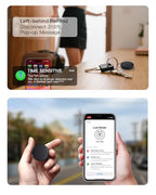 Apple MFi Certified] Tracker Tags (2-White & 2-Black)