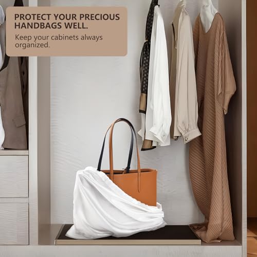 6 Pack 19.6 x 15.7 in Dust Bags for Purses and Handbags (19.6x15.7 inch (silk bags))