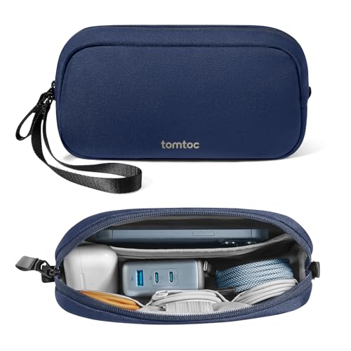Electronics Organizer Travel Case (Navy Blue / Small)