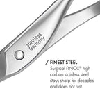 5pc Men's Grooming Set (5-Pc: Clipper, Mustache Scissors, Tweezer / Black Leather Roll)