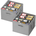Shoe Storage Organizer for Closet (Light Gray)