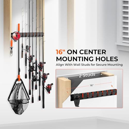 Vertical Fishing Rod Holder (V8 - 1 Pack)