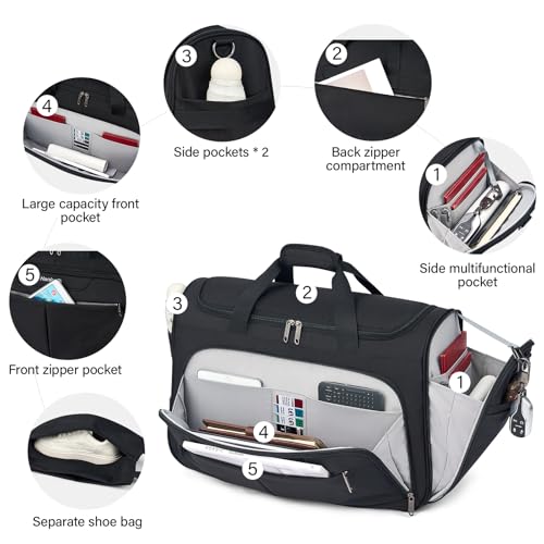 Carry On luggage Bags for Travel (Black / Ultra Carry-On)