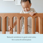 Galileo 3-in-1 Convertible Standard Crib - Chestnut (Chestnut)